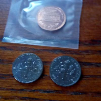 LOT 59     THREE OLD US PROOF COINS