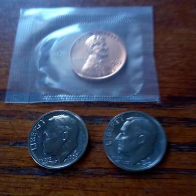 LOT 59     THREE OLD US PROOF COINS