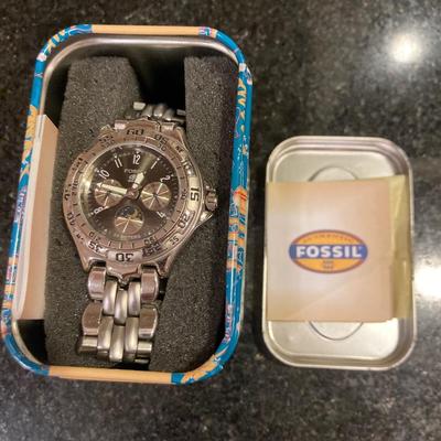 Fossil Blue menâ€™s watch 50 meters