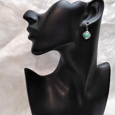 Zuni Turquoise 925 Earrings