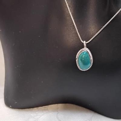 Signed Navajo Turquoise 17
