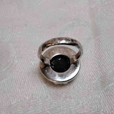 Very Vintage Portuguese Cut Rutilated Quartz Ring Size 6.5