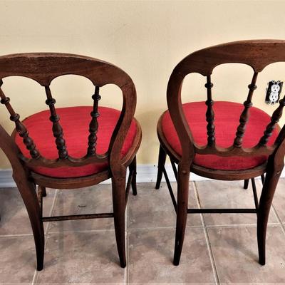 Lot #109  Pair of Antique Parlor Chairs