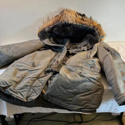 US Air Force Jacket Crew Heavy w attached Hood N-3B 