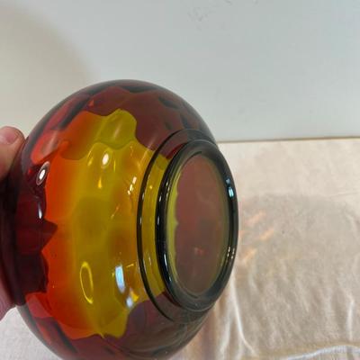 Amberina Red to Amber Glass 