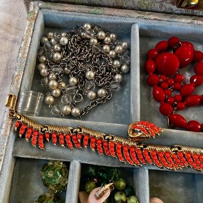 Box of Jewelry and a Jewelry Box