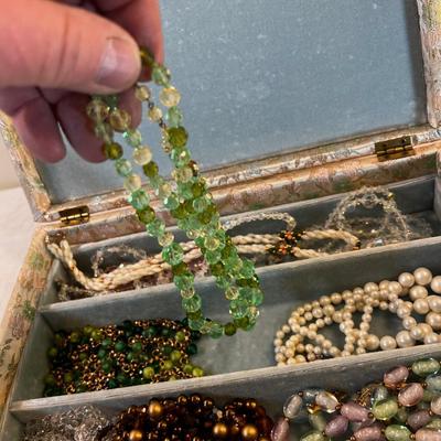 Box of Jewelry and a Jewelry Box