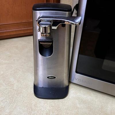 Microwave and Can Opener. 