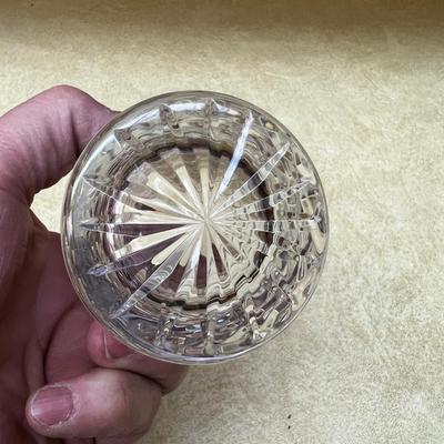 16 Crystal Etched Glass Tumblers