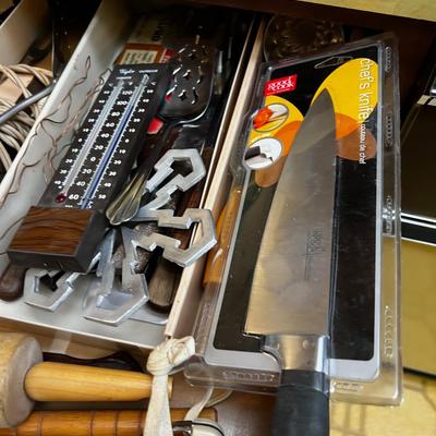 Huge Lot of Utensils, Knives, Spoons and Baking etc.