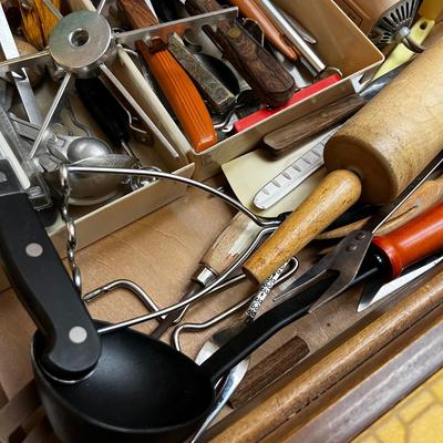 Huge Lot of Utensils, Knives, Spoons and Baking etc.
