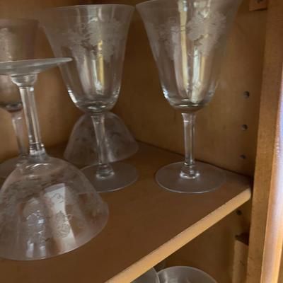 All the Loveliest Stemware in the World; Cut & etched, Tumblers, Goblets, Sherbets. 