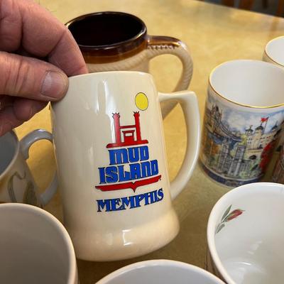 Ginormous Lot of Cups including Vintage Santa.