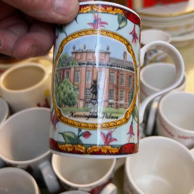 Ginormous Lot of Cups including Vintage Santa.