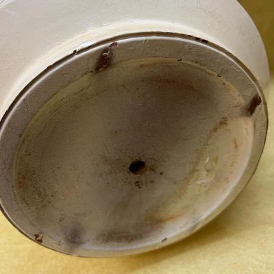 Large Terracotta Planter, White 