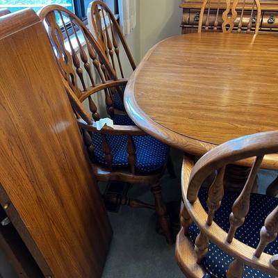 OAK Table and Chairs