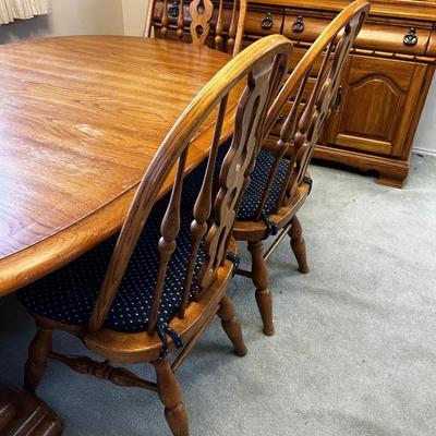 OAK Table and Chairs