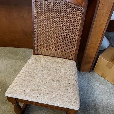 Oak Cane Back Single Chair 