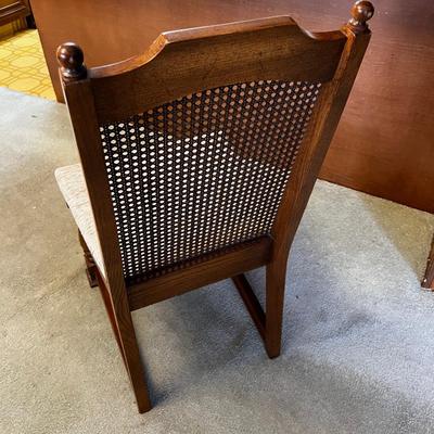 Oak Cane Back Single Chair 