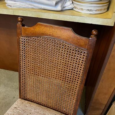 Oak Cane Back Single Chair 