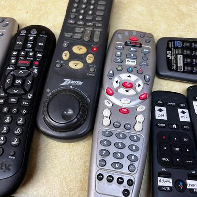 Large Pile of Remote Controls 