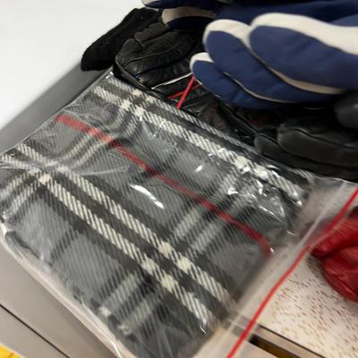 Box Full of Beanies, Scarfs, Gloves, Snow pants VINTAGE