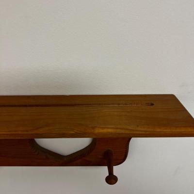 Pine Shelf w/Pegs