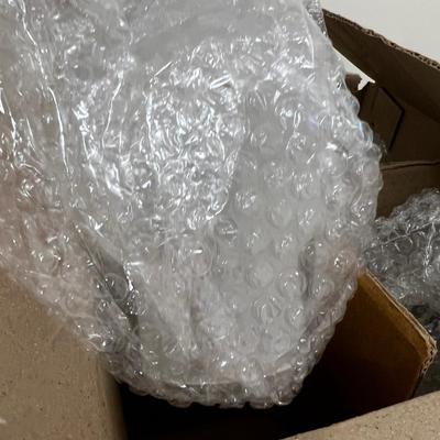 Box full of Glass Lamp Shades