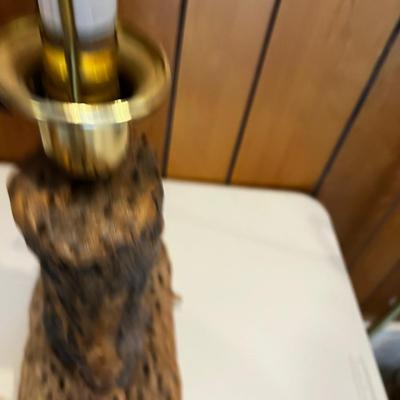 Mesquite Wood Lamps Pair