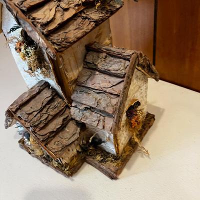 Rustic Bird House, Birch