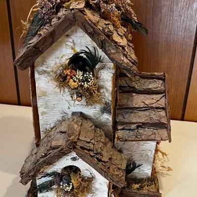 Rustic Bird House, Birch
