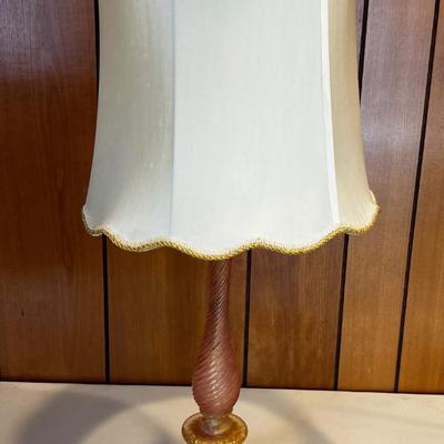 Lamp Venetian Murano Glass 