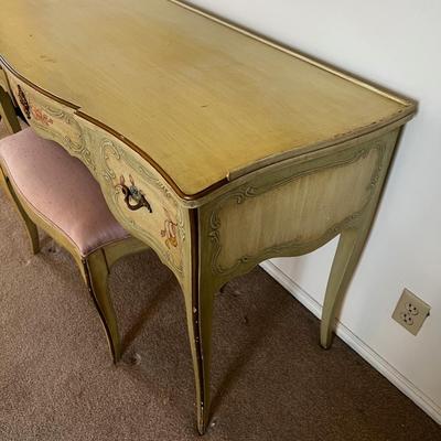 Widdicomb Vanity w/ Stool & Mirror