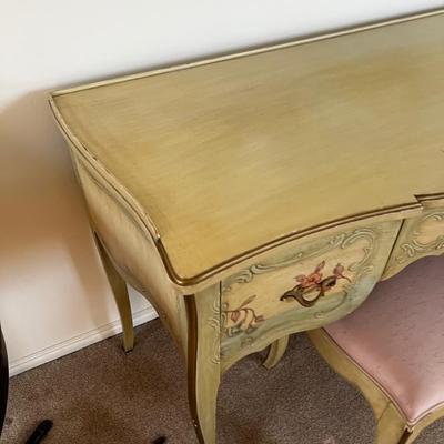 Widdicomb Vanity w/ Stool & Mirror