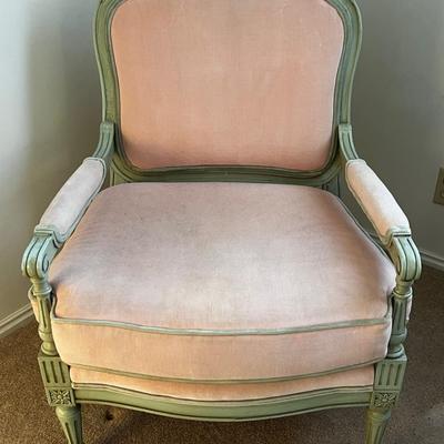 Lovely Green and Pink Complimentary Chair