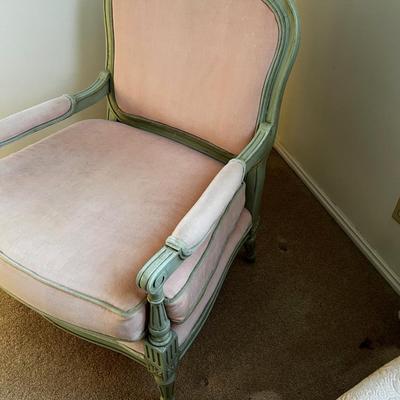 Lovely Green and Pink Complimentary Chair