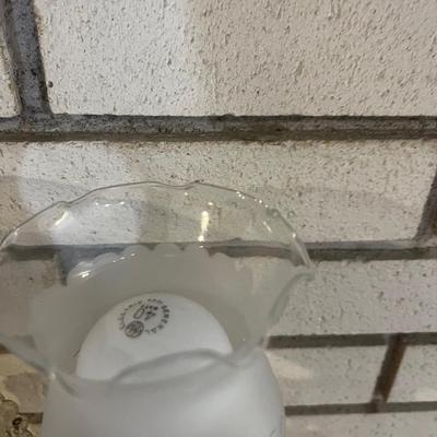 Pair of Crystal Dangle Lamps 