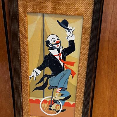 Paint by Numbers Clown on a Unicycle