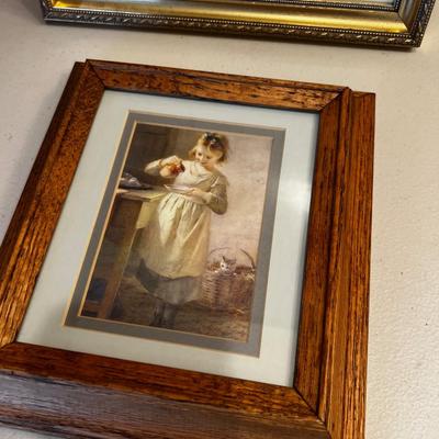 2 Framed Decorative Prints 