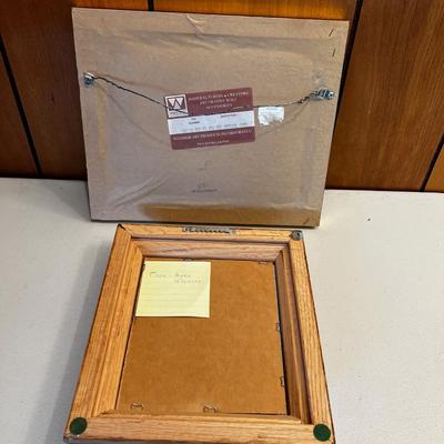 2 Framed Decorative Prints 