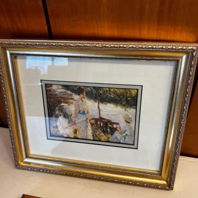 2 Framed Decorative Prints 