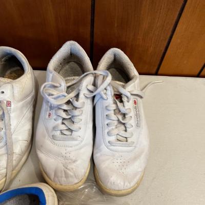 Vintage Women's Tennis Shoes, 6-1/2 Reebok & Wilson (3) 