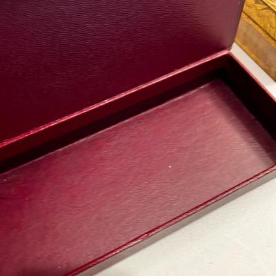 Dresser Boxes; Satin, Wood and Faux Leather 