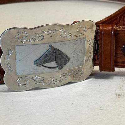 Western Horse Belt and Buckle 36" 
