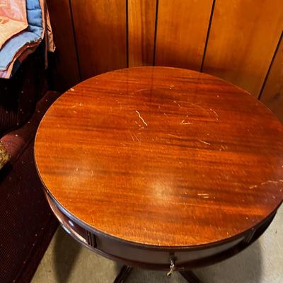 Mahogany drum Table 
