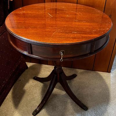 Mahogany drum Table 