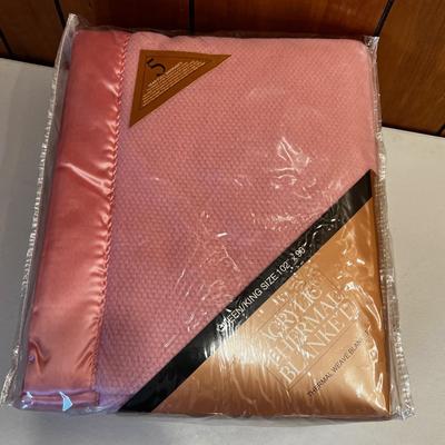 Acrylic Blanket, New in Package
