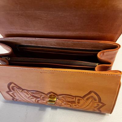Hand Tooled Leather Purse