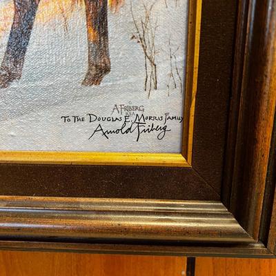 Prayer at Valley Forge Arnold Friberg Personalized Signature to the Family 