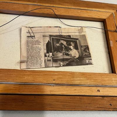 Prayer at Valley Forge Arnold Friberg Personalized Signature to the Family 